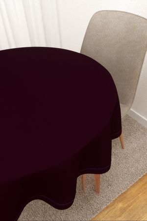 Tischdecke rund in Violett