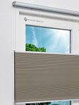 Honeycomb Grazia Dark 3.363.38 Fensteransicht