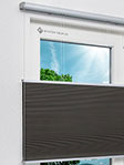 Honeycomb Grazia Dark 3.363.68 Fensteransicht